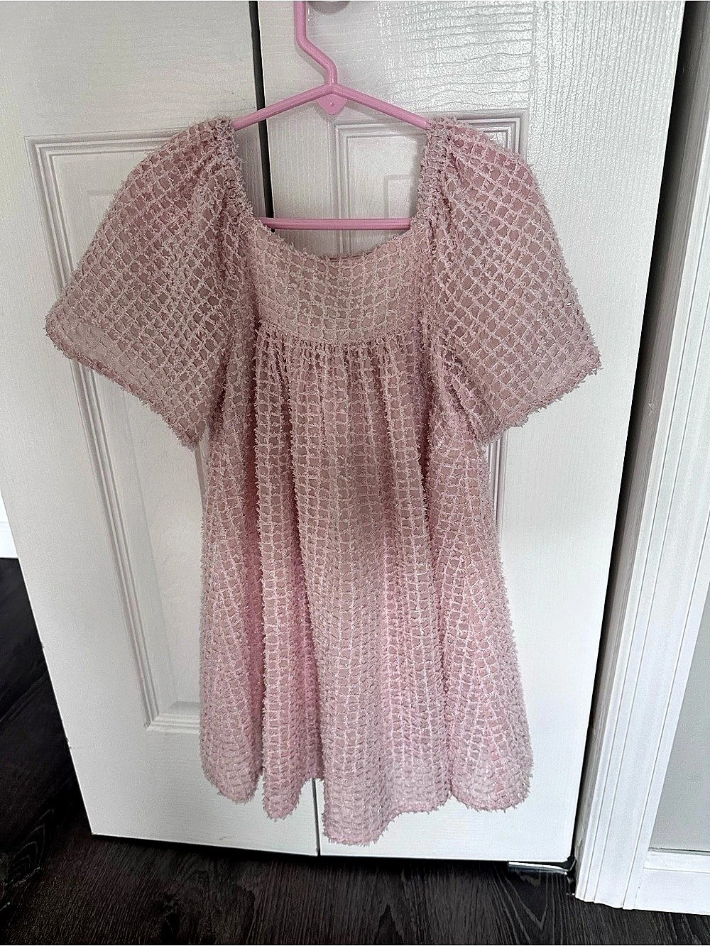 Zara Pink Little Girl Dress Size 6 Like New